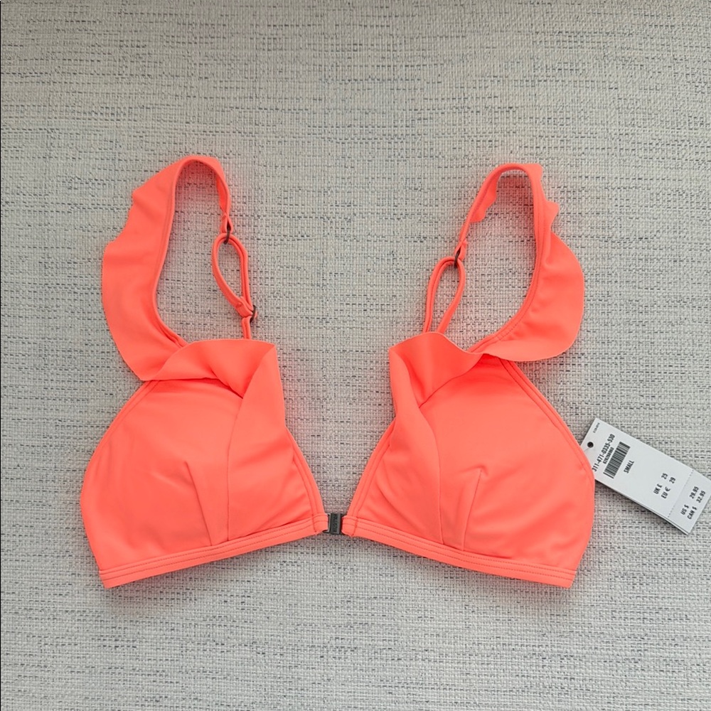 NWT Hollister Ruffle Bikini Top